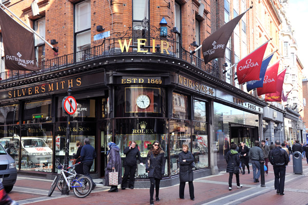 Weir & Sons Silversmiths, Grafton Street, Dublin