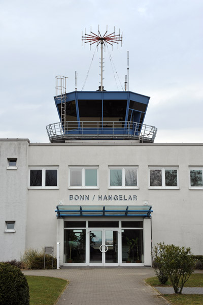 Terminal and Control Tower at Flughafen Bonn/Hangelar EDKB