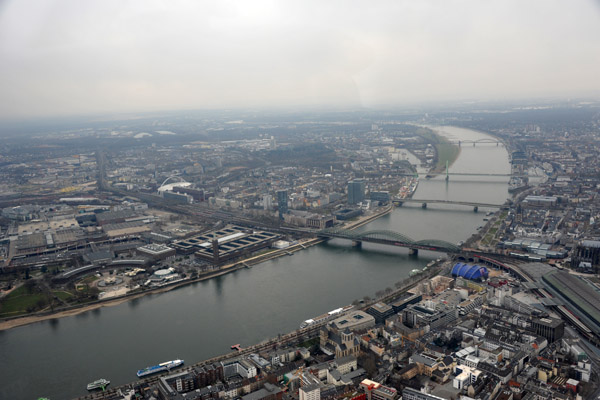 The Rhine bridges at Cologne