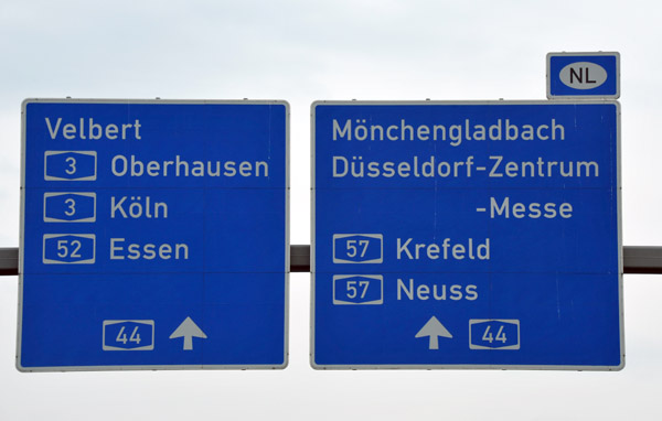 Autobahn 57 -  Dsseldorf-Zentrum/Messe