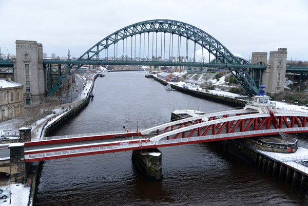 Tyne and Swing Bridges, Newcastle-upon-Tyne
