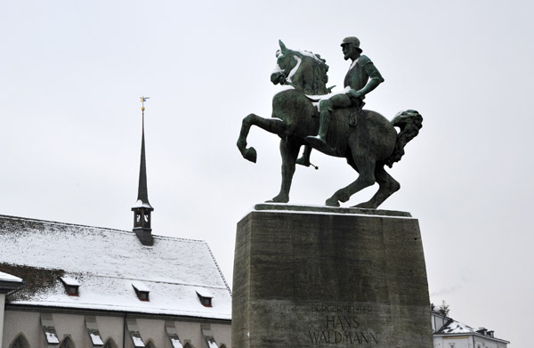 Equestrian statue of Hans Waldmann (1435-1489), Mayor of Zrich