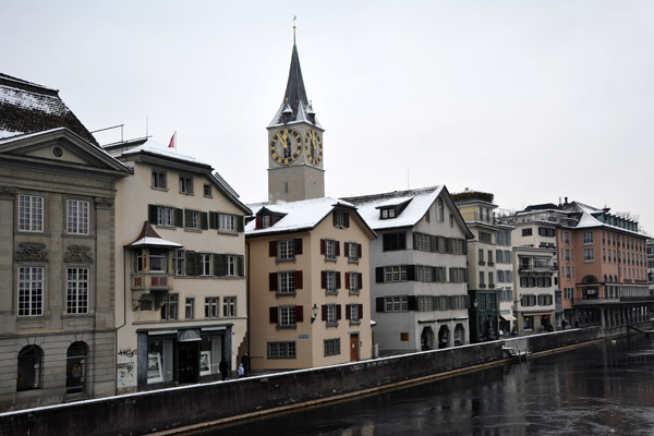 West side of the Limmat River, Zrich