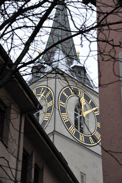 Clock tower of St. Peter, Zrich