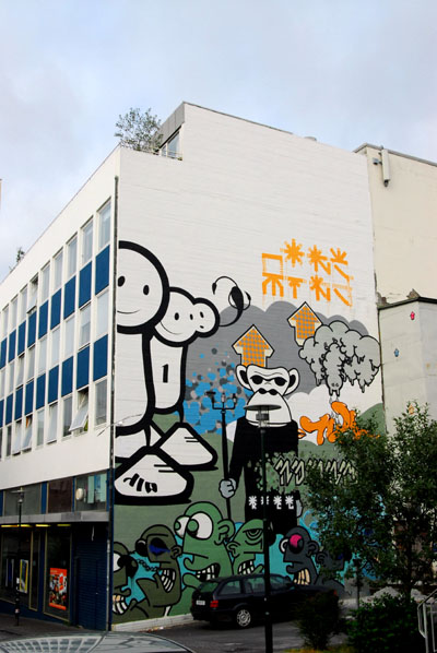 Wall mural, Reykjavik