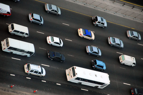 Traffic on Sheikh Zayed Road