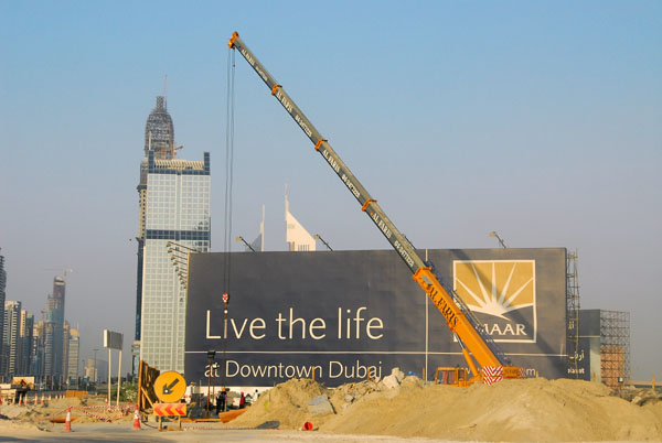 Live the Life Downtown Dubai ad