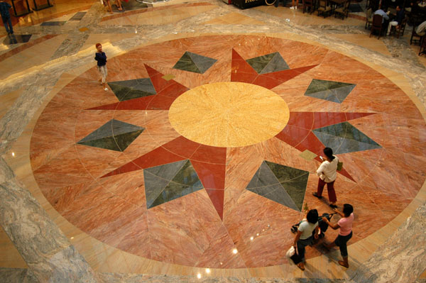Mall of the Emirates marble floor