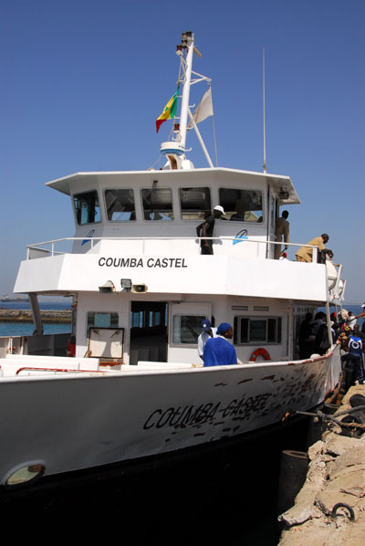 Coumba Castel, the ferry to Gore