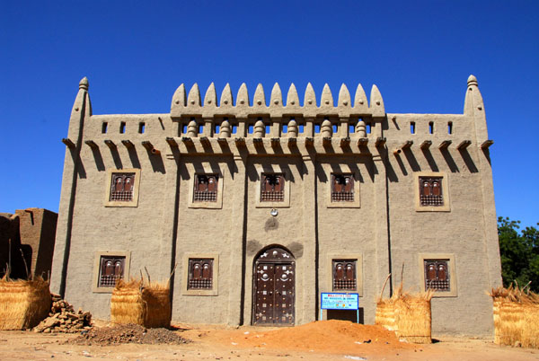 Bibliotheque des Manuscrits de Djenné with the remains of the cities past as an important center of learning
