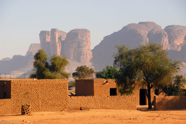 Mountains rising to the north of Douentza, Mali