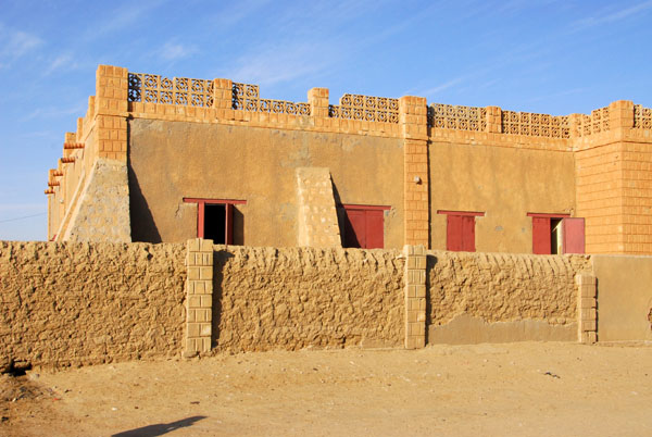 But most of the buildings are more like this, Timbuktu