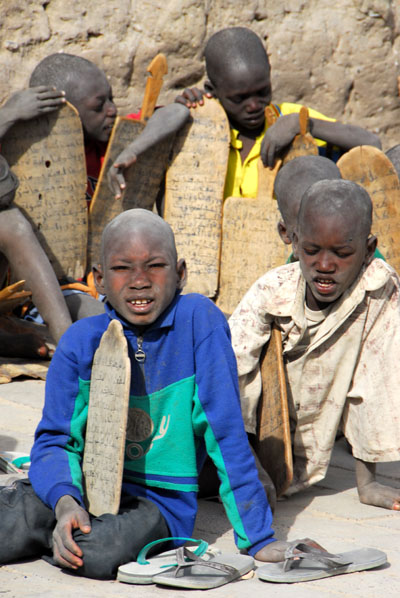 Dusty boys at Koranic school, Timbuktu