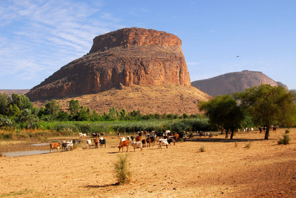 The Gandamia Massif, Mali's Monument Valley between Douentza and Gao