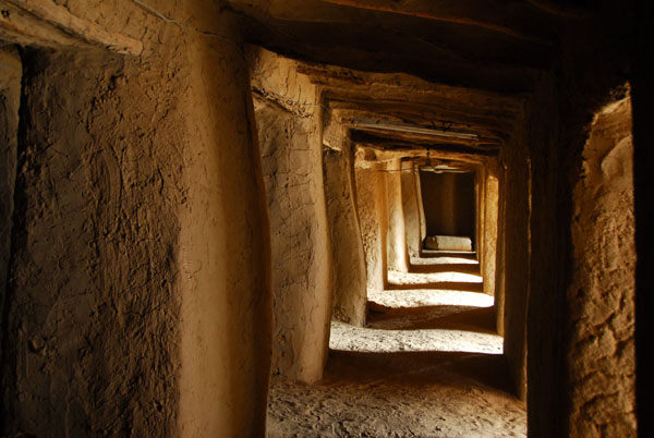 Inside the mosque of the Tomb of Askia, Gao