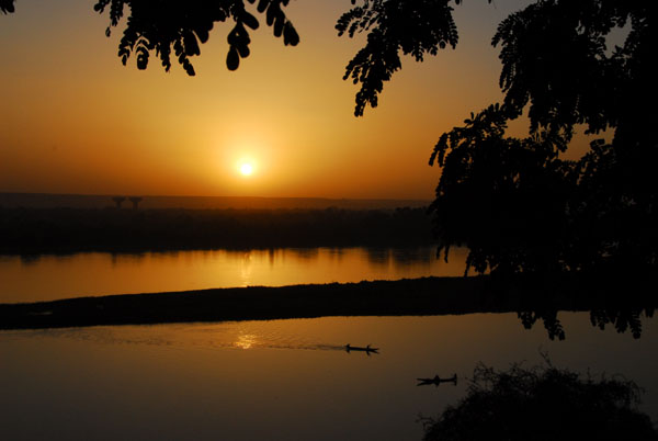 Sunset, Niger River, Niamey