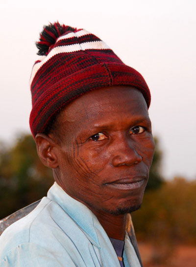 A man from Niger with an interesting tatoo pattern on his face