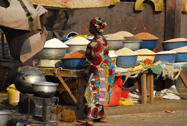 Roadside market, Parakou, Bénin