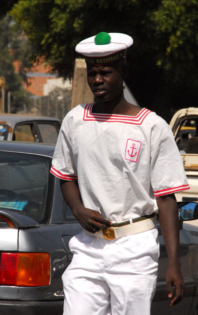 Sailor near the Port of Dakar