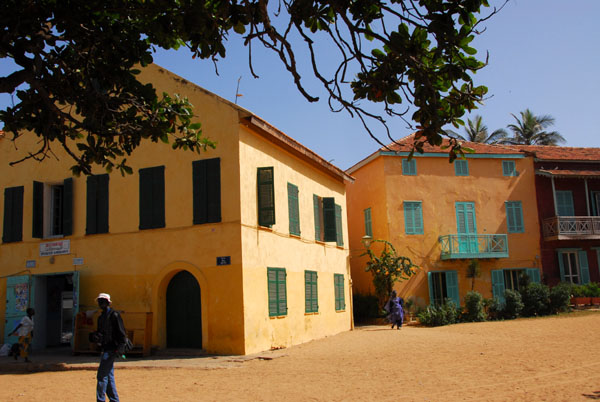 Colonial buildings, Île de Gorée