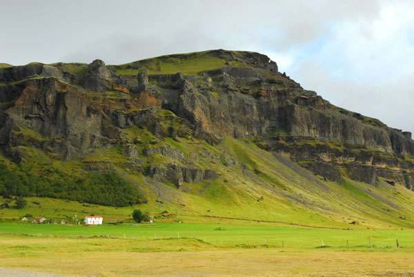 Iceland Ring Road along the base of the Vatnajkull