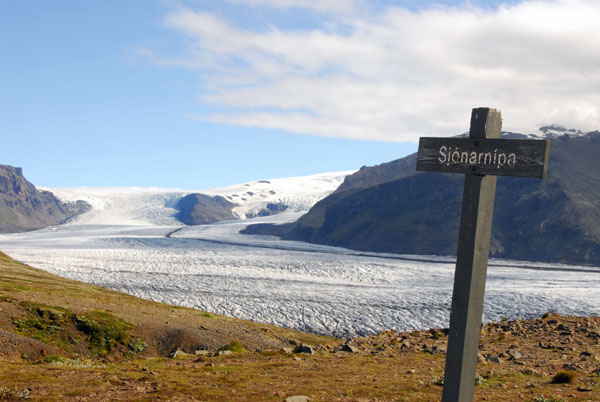 Sjónarnķpa viewpoint, Skaftafell National Park