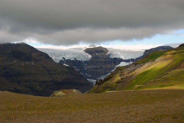 Morsįrjökull from the return loop of the Skaftafellsheiši trail
