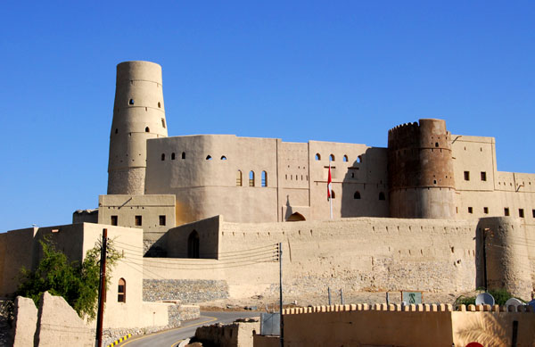 Bahla Fort, currently undergoing restoration