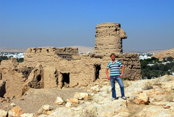 Florian at the ruins of Al Sulaif near Ibri