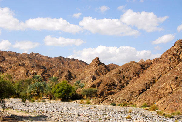 Wadi along the road from Nakhl to Rustaq