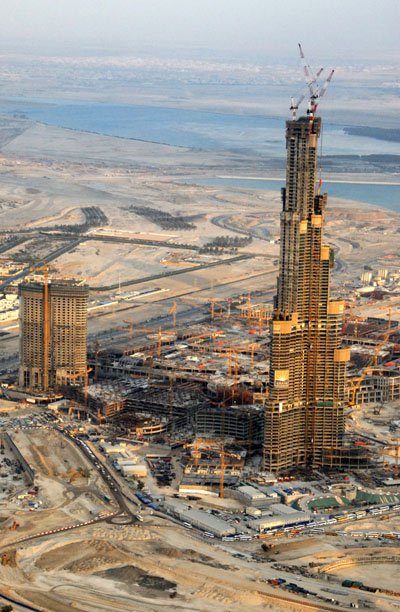 Burj Dubai Aerial Jan 07