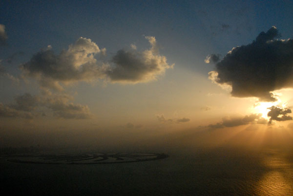 Sunset with the Palm Jumeirah