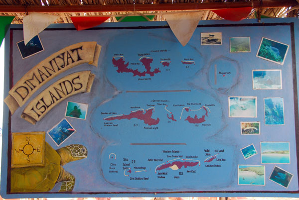 Map of the Dimaniyat Island chain (23 52N/58 06E)