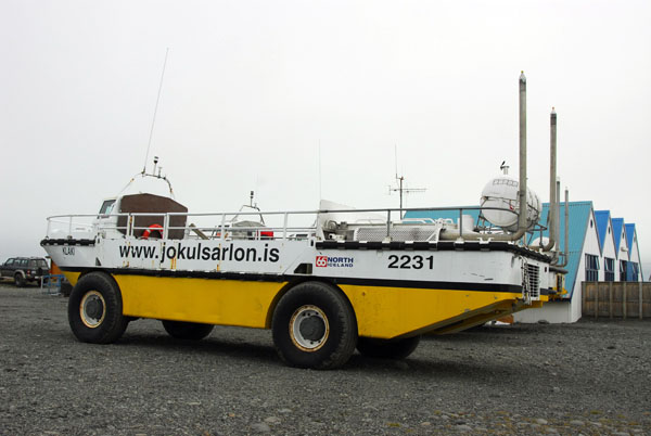 The amphibious vehicles for the lagoon cruises www.jokulsarlon.is