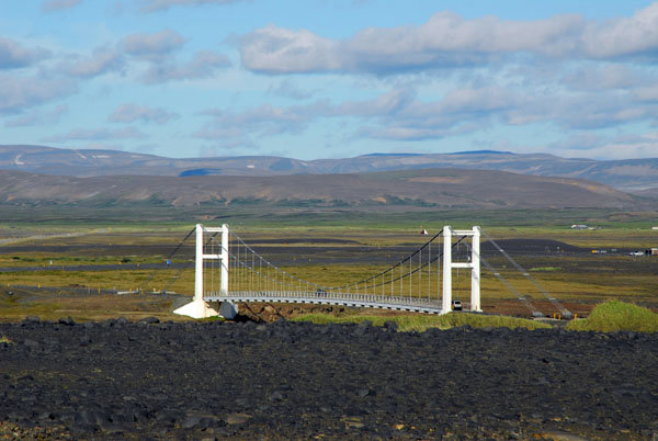 Bridge over the Jkuls  Fjllum, ca 37km east of Mvatn