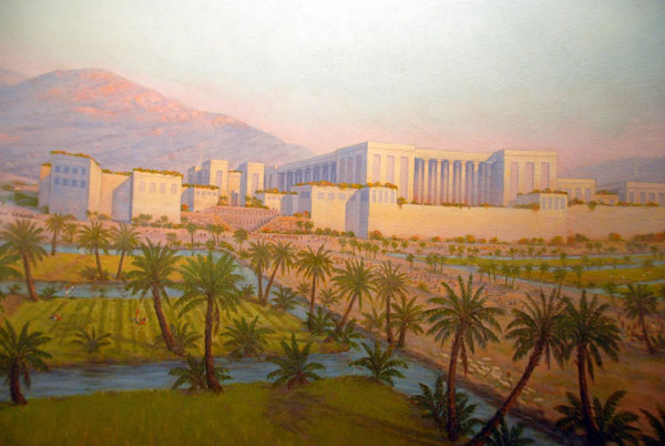 Artist's impression of Persepolis, American Museum of Natural History, NY