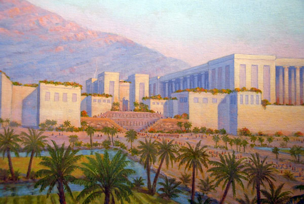 Artist's impression of Persepolis, American Museum of Natural History, NY