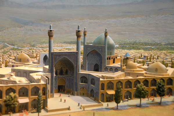 Model of the Imam Mosque, American Museum of Natural History, NY