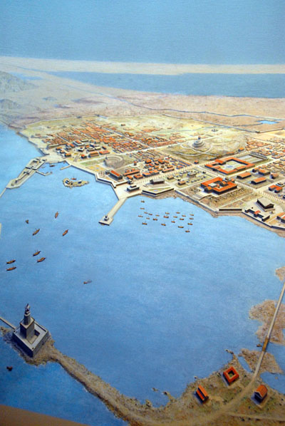 Model of Ancient Alexandria, American Museum of Natural History