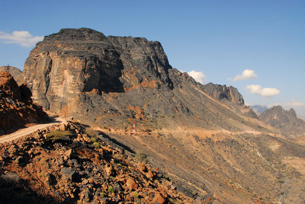 Western Hajar Mountains above Wadi Bimmah - Snake Canyon