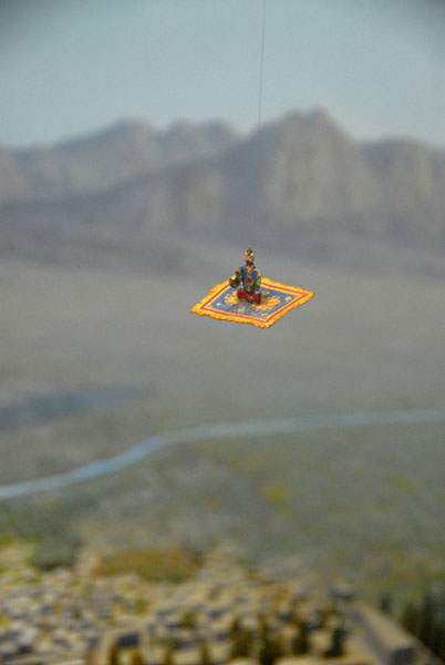 Flying carpet over Isfahan