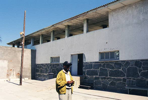 Former political prisoner, now Robben Island prison tourguide