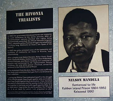 Nelson Mandela at Robben Island