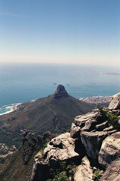 View of Lion's Head from Table Mountain