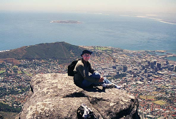 Me at the top of Table Mountain