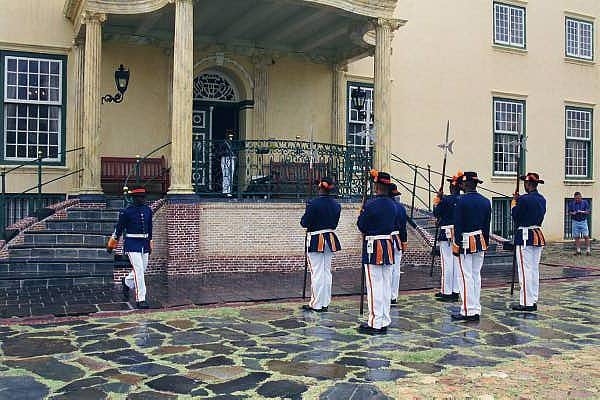 Costumed guards, Castle of Good Hope, Cape Town