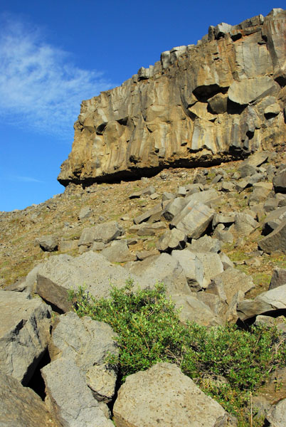 The canyon at Dettifoss