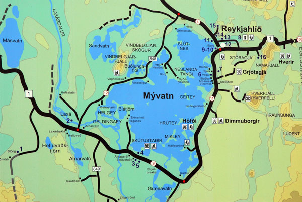 The Mvatn area