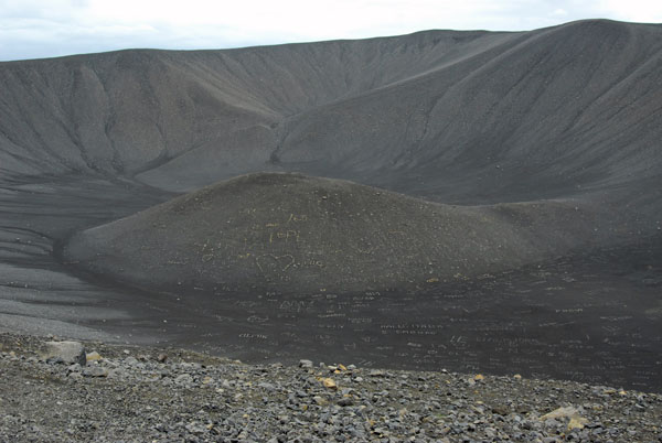 The crater of Hverfjall