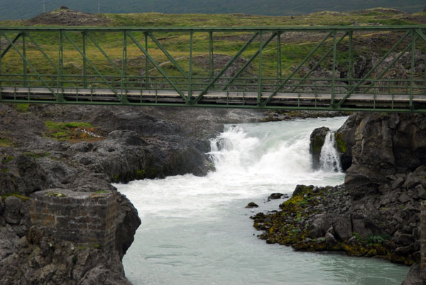Lower Goafoss with the old bridge